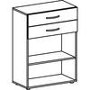 Geramöbel Regal Flex S-383600-B 3OH 3Böden 800x1.104x420mm bu