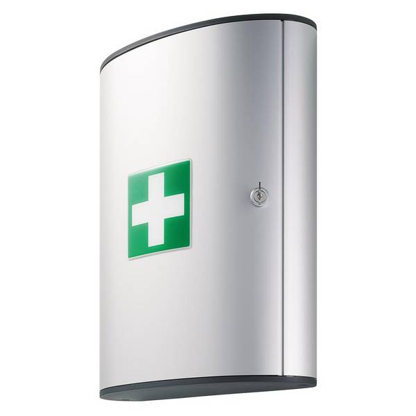 Durable FIRST AID BOX L, Silber, Aluminium, 302 mm, 118 mm, 400 mm