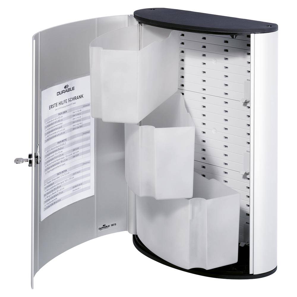 Durable FIRST AID BOX L, Silber, Aluminium, 302 mm, 118 mm, 400 mm-2