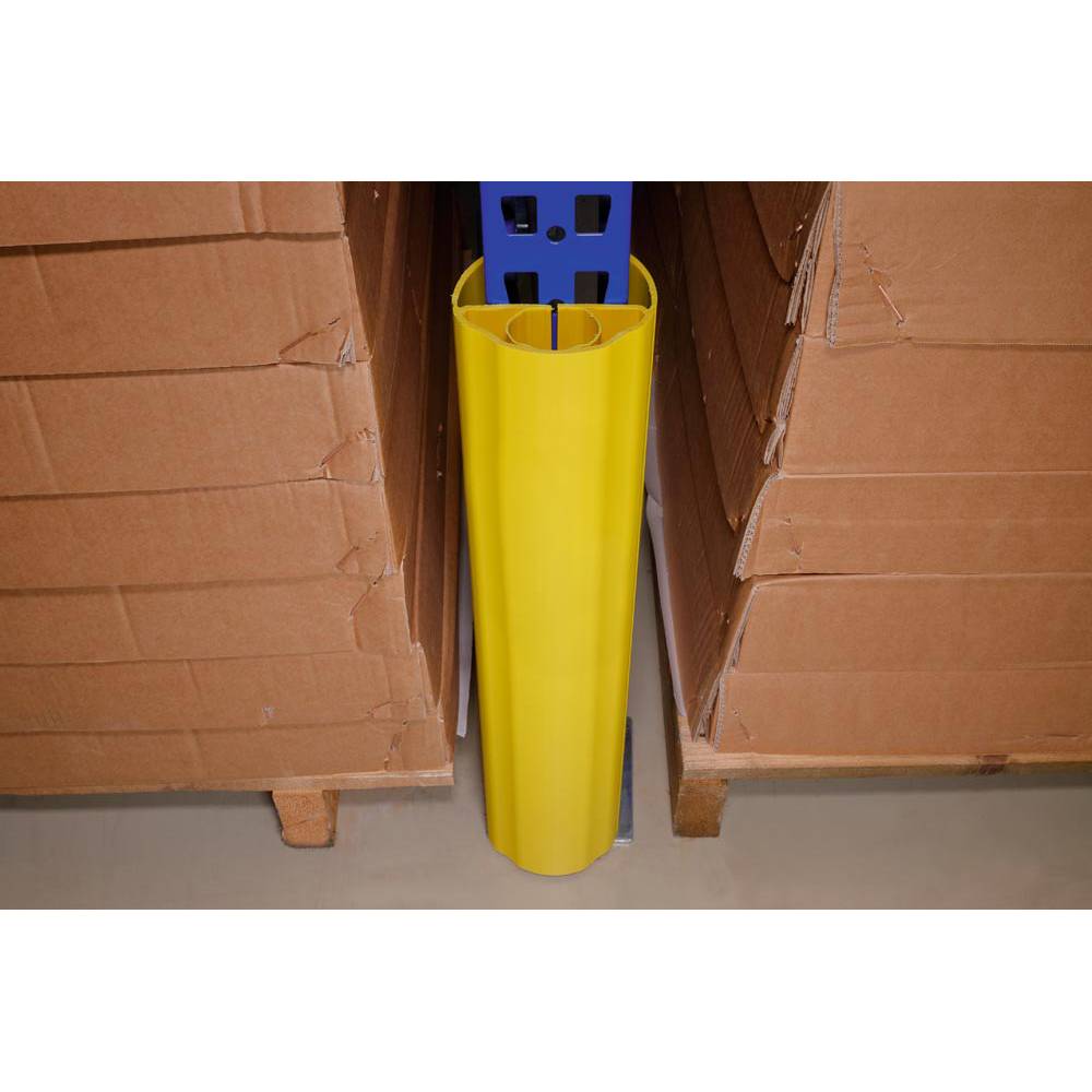 Regalanfahrschutz Alfa gelb H600 mm B75-100 mm - Artikel: 7830106780-2