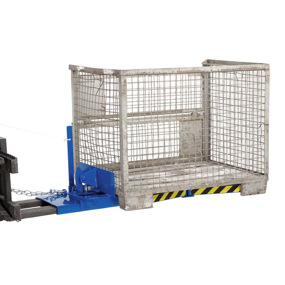 RR Industrietechnik Gitterboxwender 570x1640x450mm 450kg Tragkraft RAL 5010 Enzianblau-3