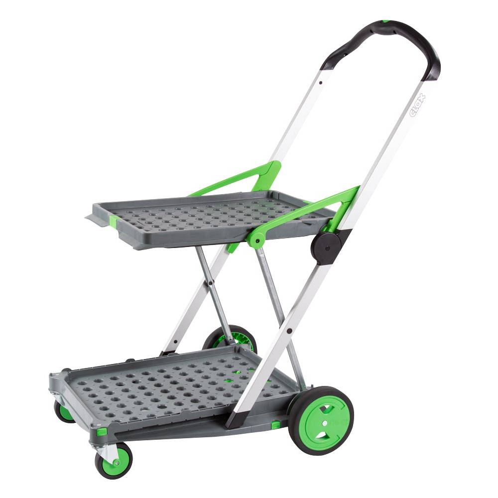 Klappwagen, LxBxH 890x550x1025 mm, zusammengeklappt 670x470x110 mm, 2 Ladefläche-1