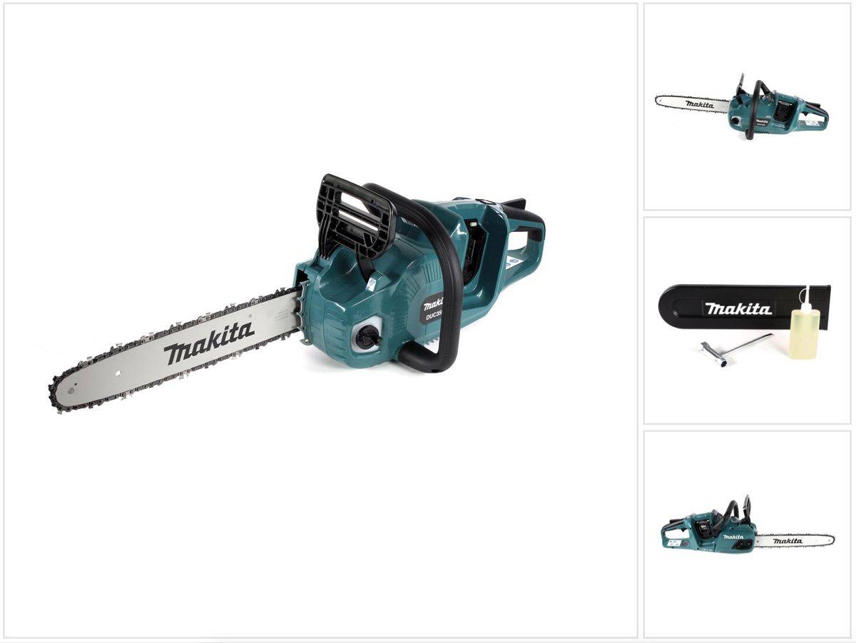 Makita DUC 355 Z Akku Kettensäge 36V ( 2x18V ) Brushless 35 cm Solo - ohne Akku, ohne Ladegerät-0
