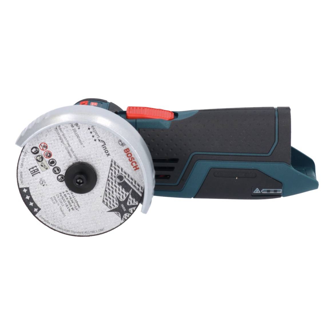 Bosch GWS 12V-76 Professional Akku Winkelschleifer 12 V 76 mm Brushless + 2x Akku 3,0 Ah + Ladegerät + L-Boxx-1