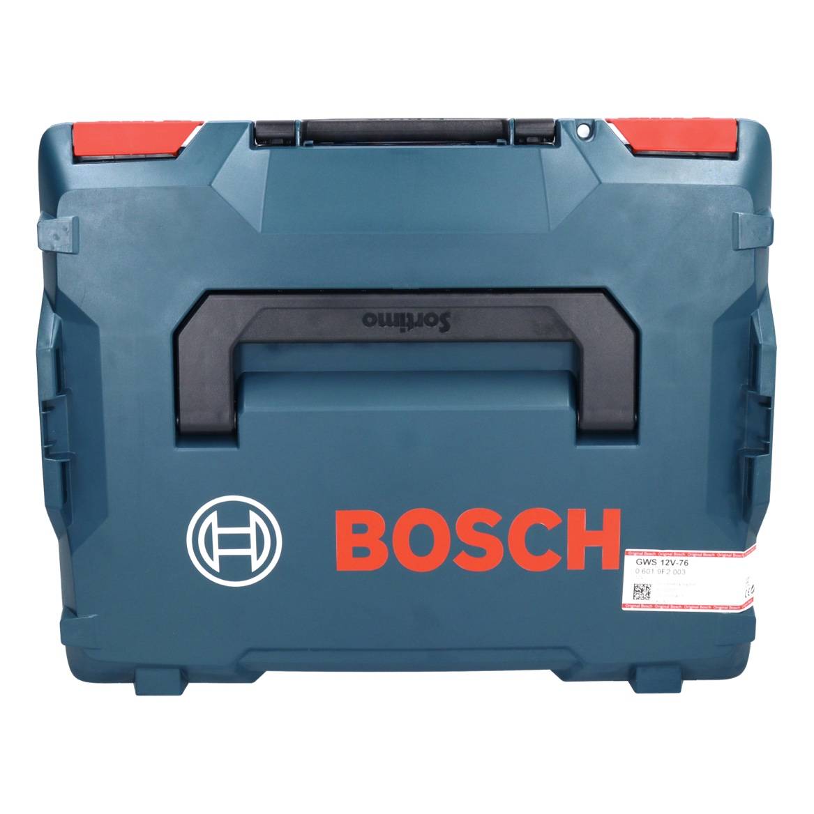 Bosch GWS 12V-76 Professional Akku Winkelschleifer 12 V 76 mm Brushless + 2x Akku 3,0 Ah + Ladegerät + L-Boxx-2