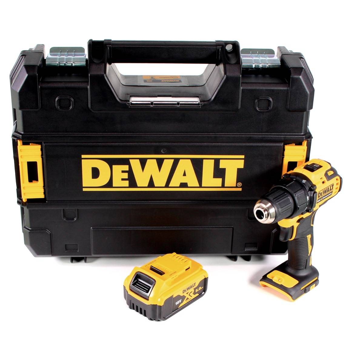 DeWalt DCD 708 NT Akku Bohrschrauber 18 V Li-Ion Brushless in TSTAK Box + 1 x 5,0 Ah Akku - ohne Ladegerät-1