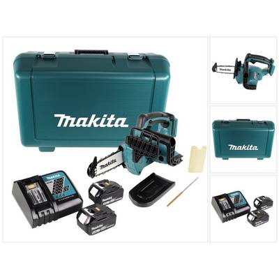 Makita DUC 122 RTE Akku Kettensäge 18V 1/4" 115mm + 2x Akku 5,0Ah + Ladegerät + Koffer-0