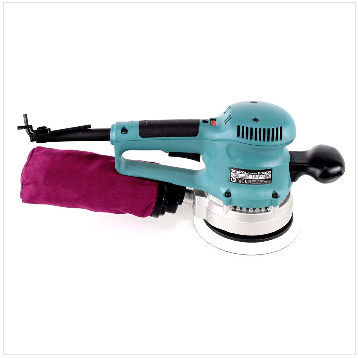 Makita BO 6030 Exzenterschleifer 150 mm mit 310 Watt Solo, ohne Zubehör-4
