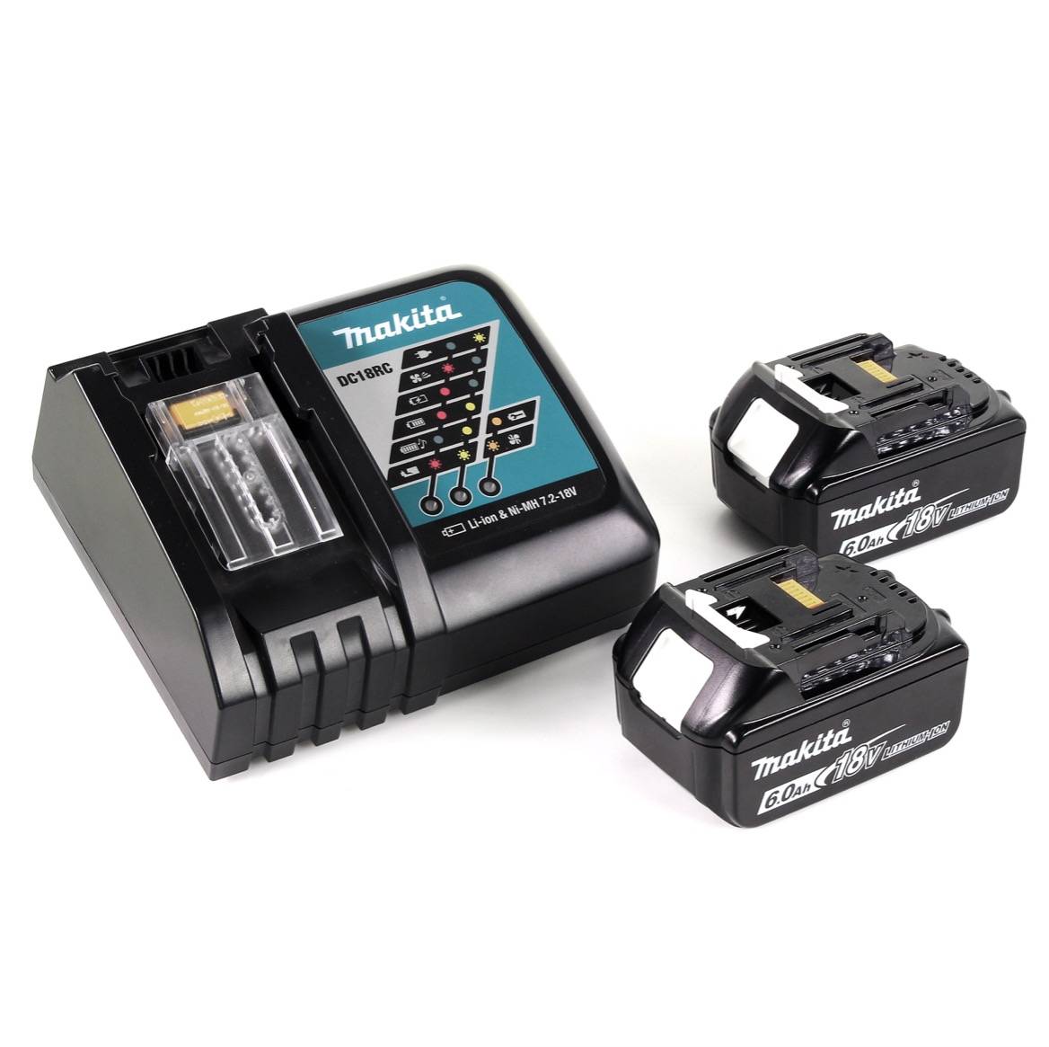 Makita DDF 485 RGJ Akku Bohrschrauber 18V 50Nm im Makpac + 2x 6,0 Ah Akku + Ladegerät-4