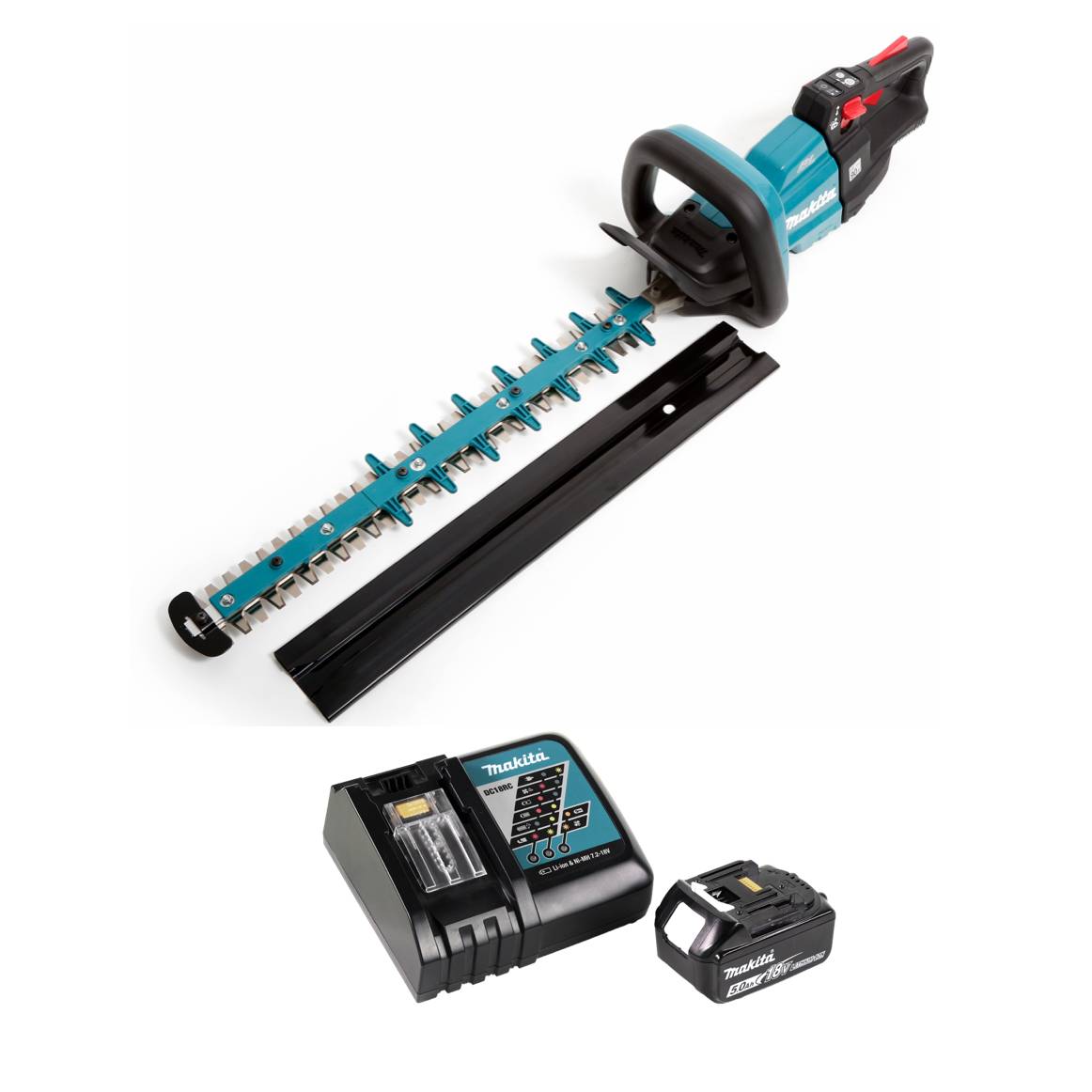 Makita DUH 502 RT1 Akku Heckenschere 18V 50cm + 1x Akku 5,0 Ah + Ladegerät-1