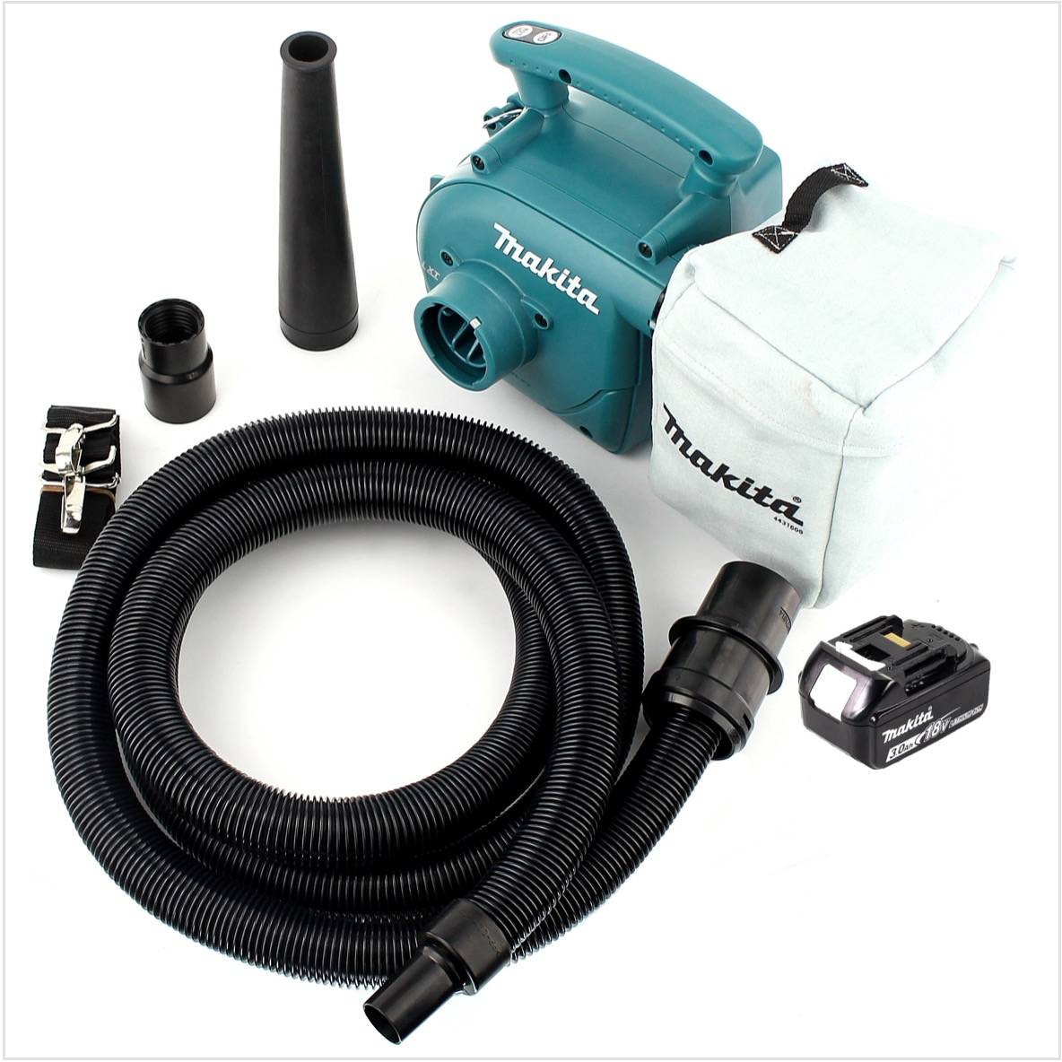 Makita DVC 350 F1 Akku Staubsauger 18V + 1x Akku 3,0Ah - ohne Ladegerät-1