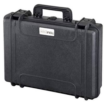 TOMcase Wasserdichter Koffer für Notebook/Laptop und Zubehör | bruchfester Hartschalenkoffer | mit konfigurierbarem Rast