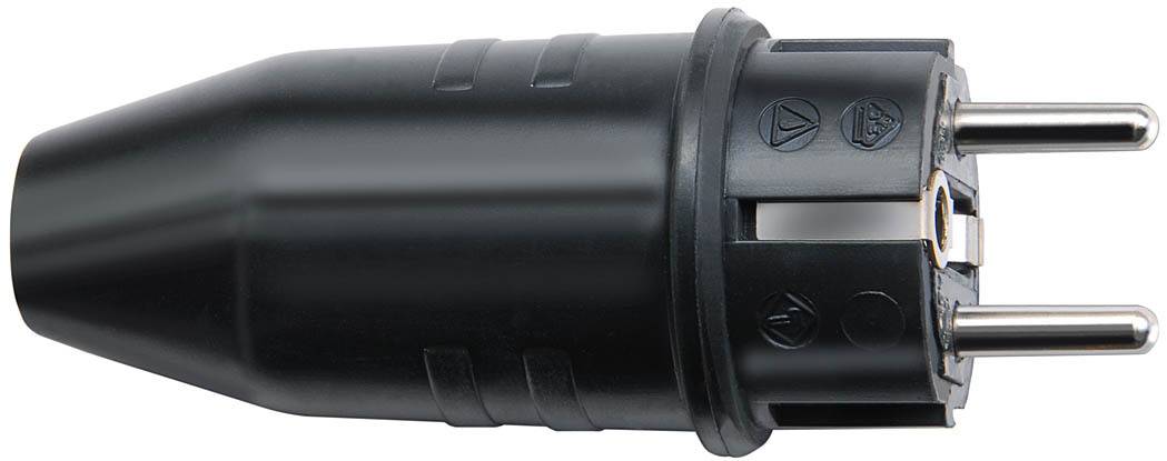 Brennenstuhl 1082040 Schutzkontaktstecker Gummi 230 V Schwarz IP44-1
