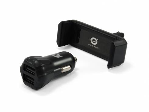Conceptronic - Auto-Netzteil - 2 A - 2 Ausgabeanschlussstellen (USB)-2