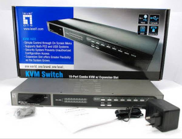 LevelOne ViewCon KVM-1631 Combo KVM Switch - KVM-Switch-1