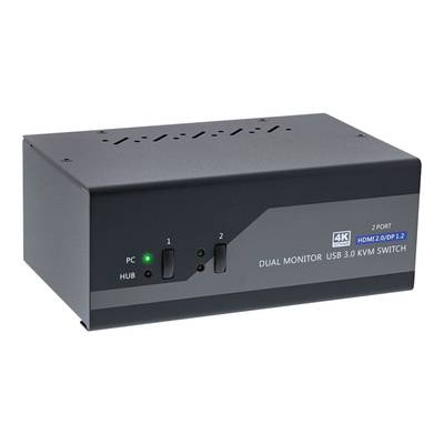 InLine 62642I - KVM-/Audio-/USB-Switch - 2 x KVM/Audio/USB - 1 lokaler Benutzer - Desktop