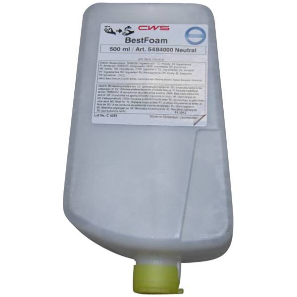 CWS BestFoam Neutral Seifenkonzentrat (12 x 500 ml) Handseife flüssig (Creme/Lotion)