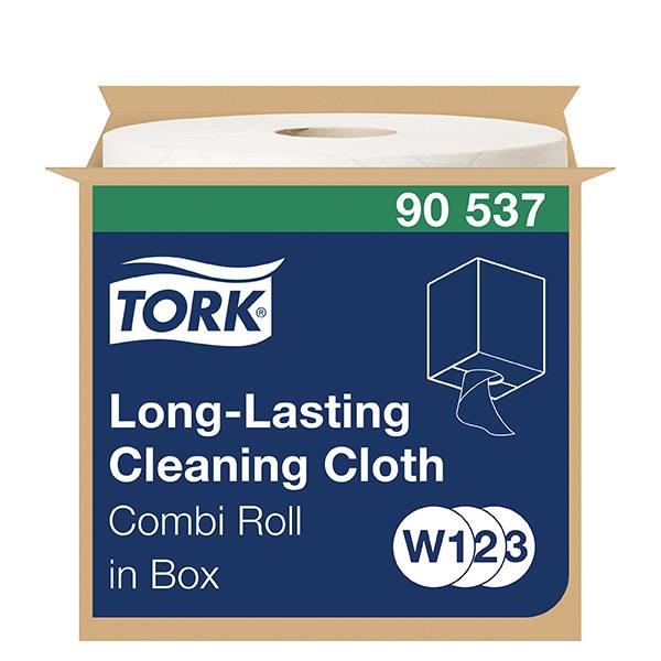 Tork W1-W3 Reinigungstücher Weiß (300 Tücher) Einweg Putz-/Wischtuch trocken-0