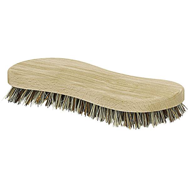 Scheuerbürste S-Form Union 20 cm Holz roh ohne Bart Union Besatz