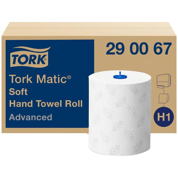 Tork H1 Matic® Rollenhandtuch weich Hochweiß (6 x 150 Meter) Handtuchpapier