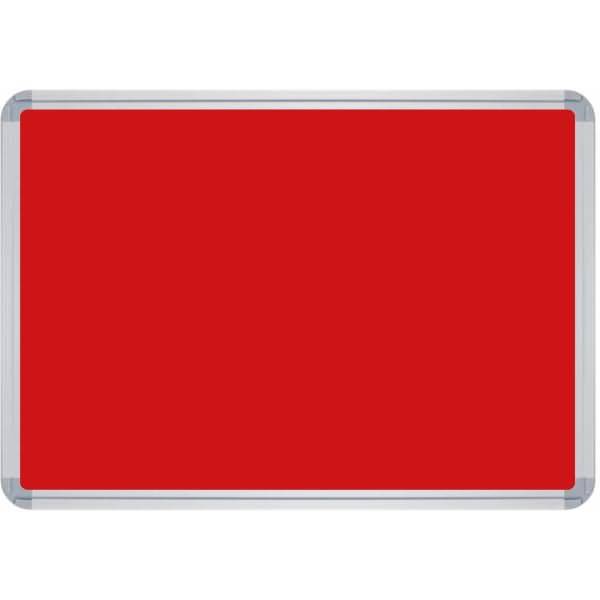 Stellwandtafel beidseitig Filz B1500xH1200xT22mm rot