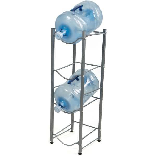 Ständerregal für Wassergallonen 18 Liter grau-1