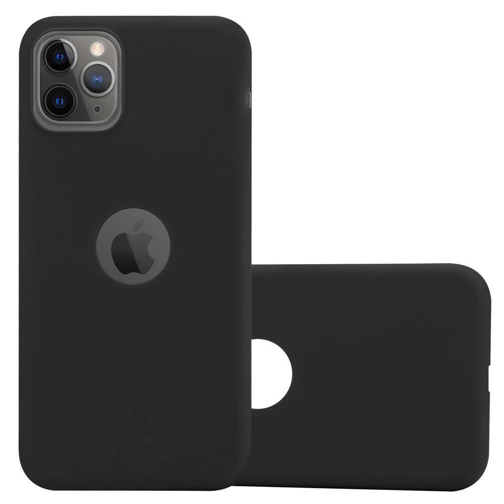 Cadorabo Hülle für Apple iPhone 11 PRO MAX Schutzhülle in Schwarz Handyhülle TPU Silikon Etui Case Cover-0