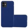 Cadorabo Hülle für Apple iPhone 11 Schutzhülle in Blau Handyhülle TPU Silikon Etui Case Cover