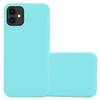 Cadorabo Hülle für Apple iPhone 11 Schutzhülle in Blau Handyhülle TPU Silikon Etui Case Cover