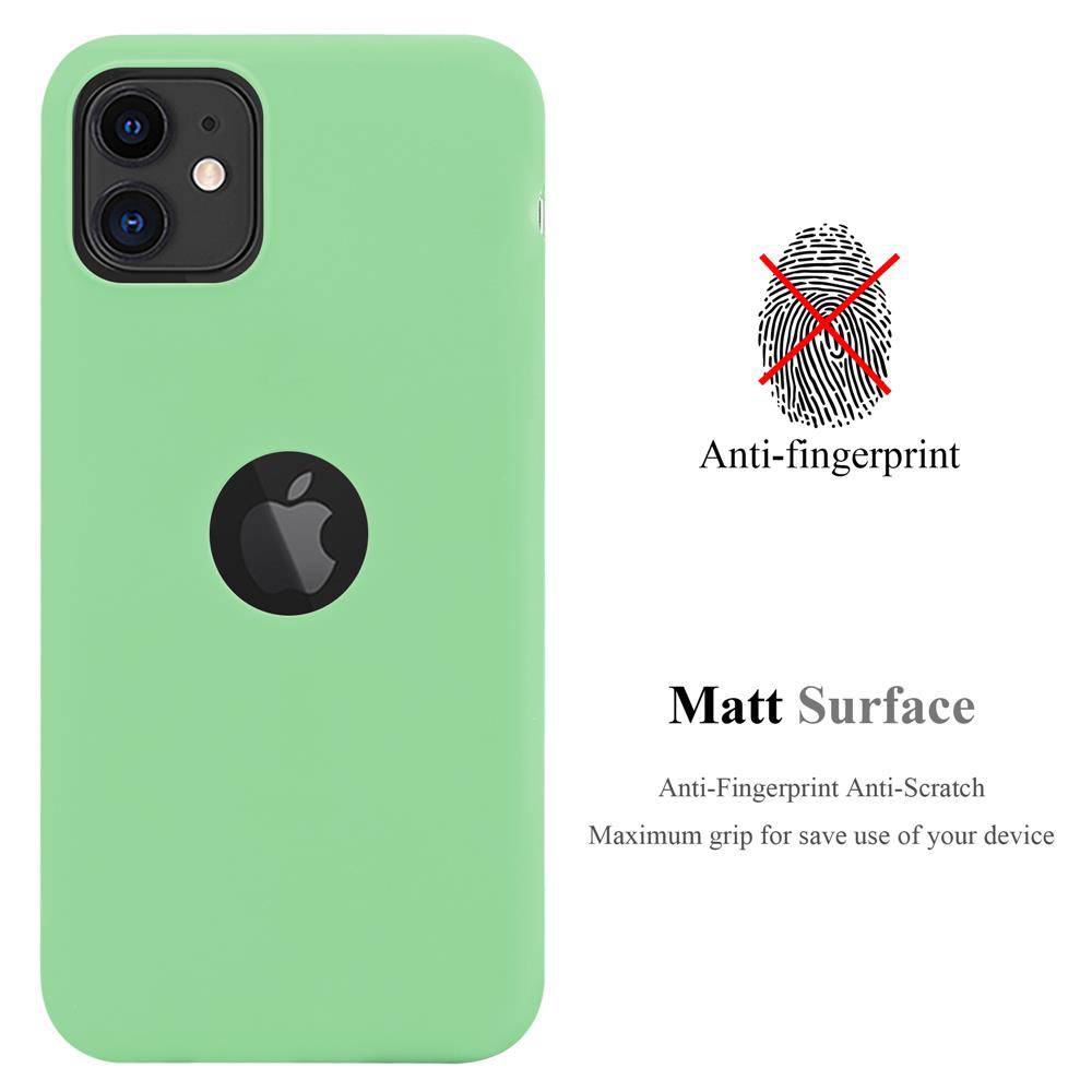 Cadorabo Hülle für Apple iPhone 11 Schutzhülle in Grün Handyhülle TPU Silikon Etui Case Cover-1