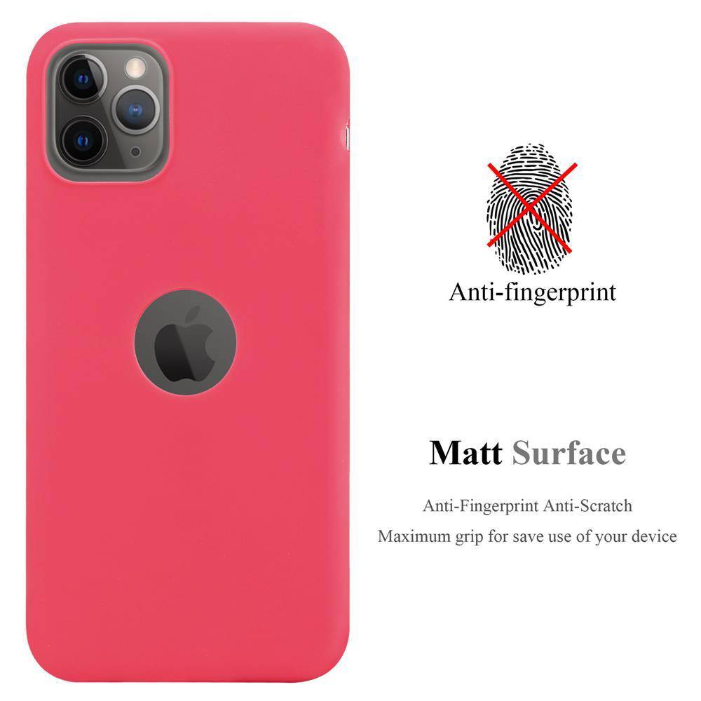 Cadorabo Hülle für Apple iPhone 11 PRO MAX Schutzhülle in Rot Handyhülle TPU Silikon Etui Case Cover-1