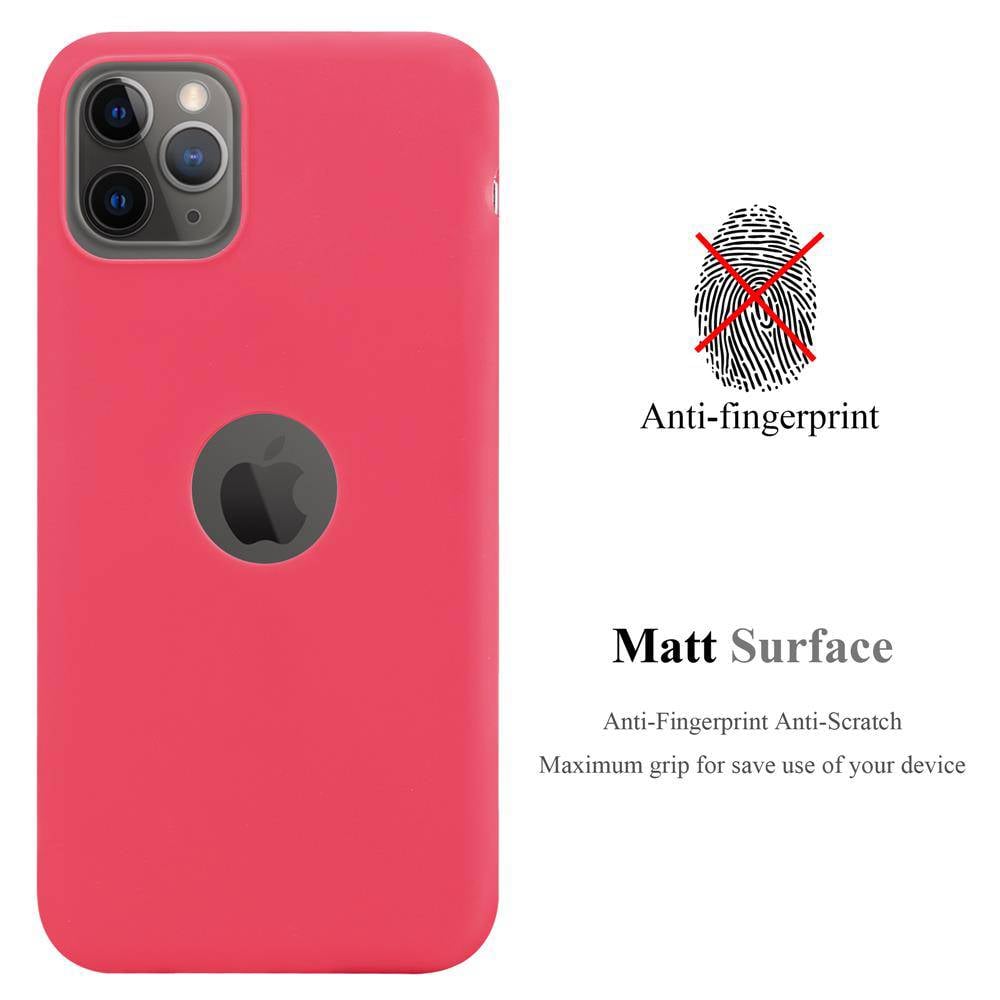 Cadorabo Hülle für Apple iPhone 11 PRO Schutzhülle in Rot Handyhülle TPU Silikon Etui Case Cover-1