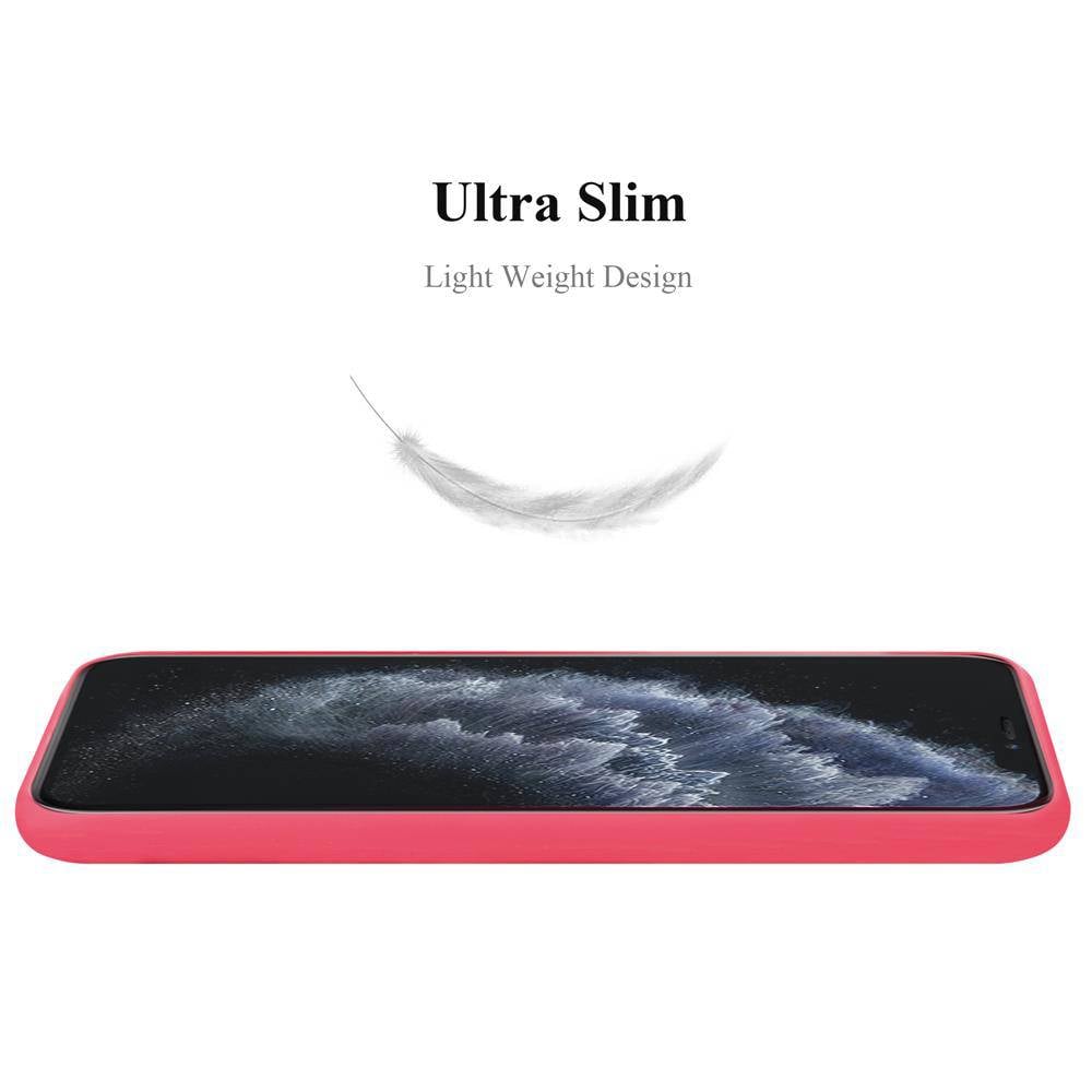 Cadorabo Hülle für Apple iPhone 11 PRO Schutzhülle in Rot Handyhülle TPU Silikon Etui Case Cover-2