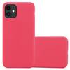 Cadorabo Hülle für Apple iPhone 11 Schutzhülle in Rot Handyhülle TPU Silikon Etui Case Cover