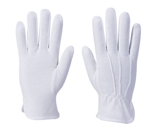 Portwest Microdot Handschuh Farbe: Weiß, Gr.: 9 (L)