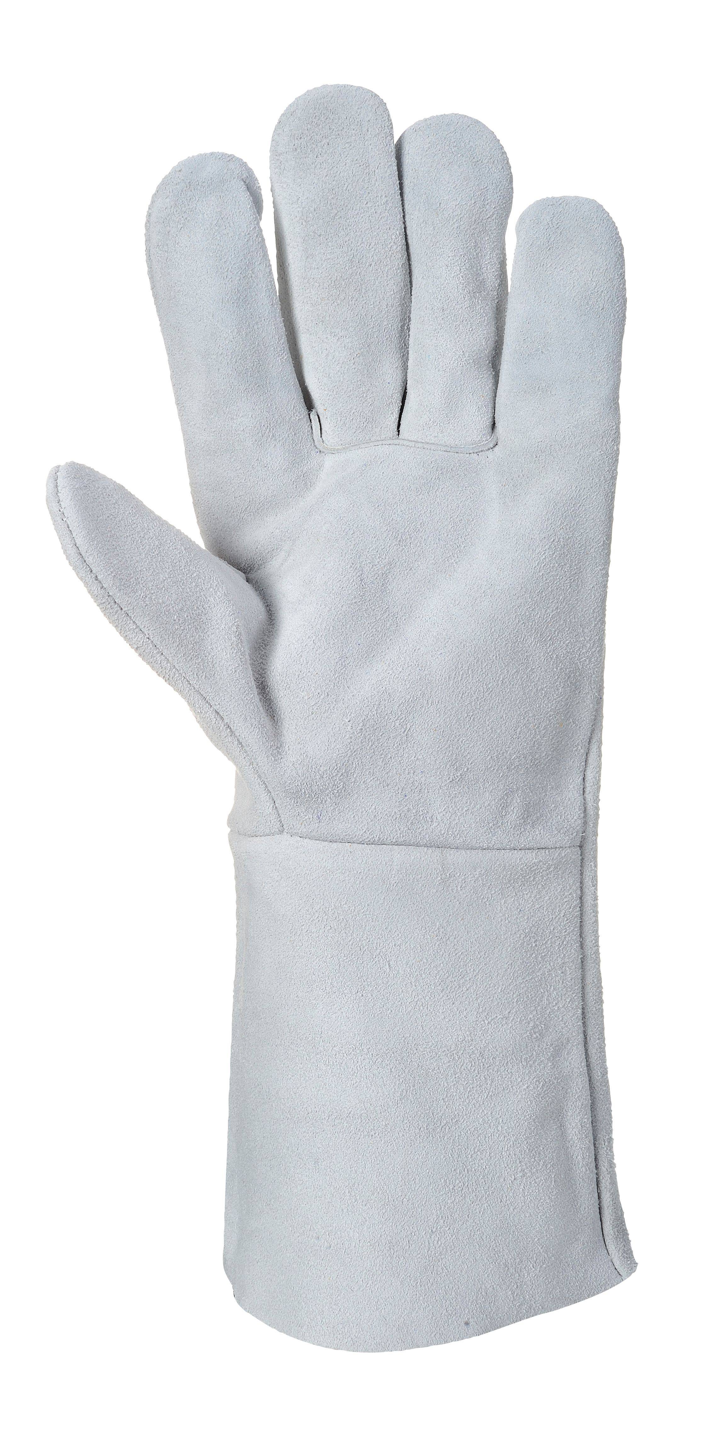 Portwest Klassische Schweißer Stulpe Farbe: Grau, Gr.: 10 (XL)-2