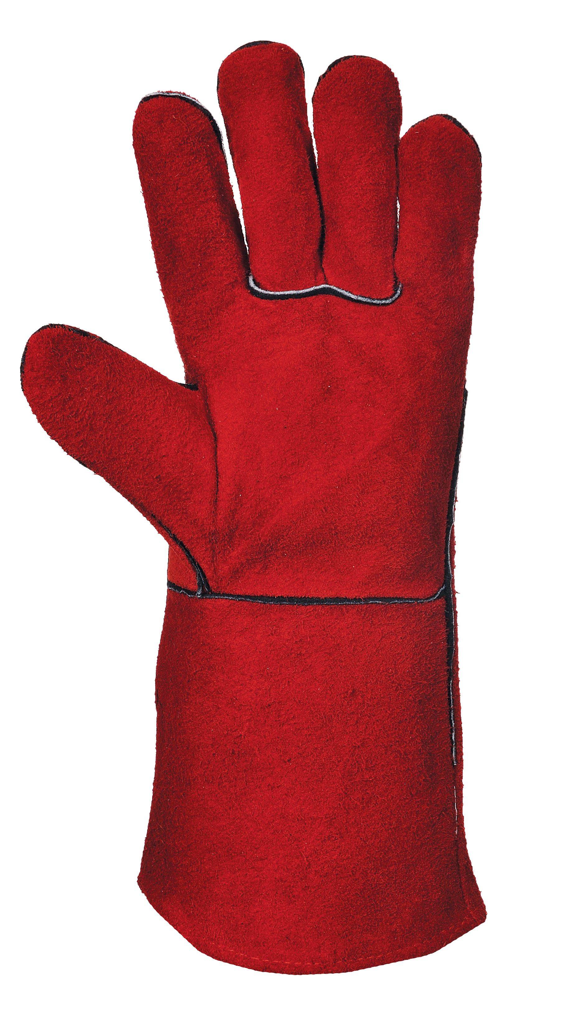 Portwest Welders Gauntlet Farbe: Rot, Gr.: 10 (XL)-2