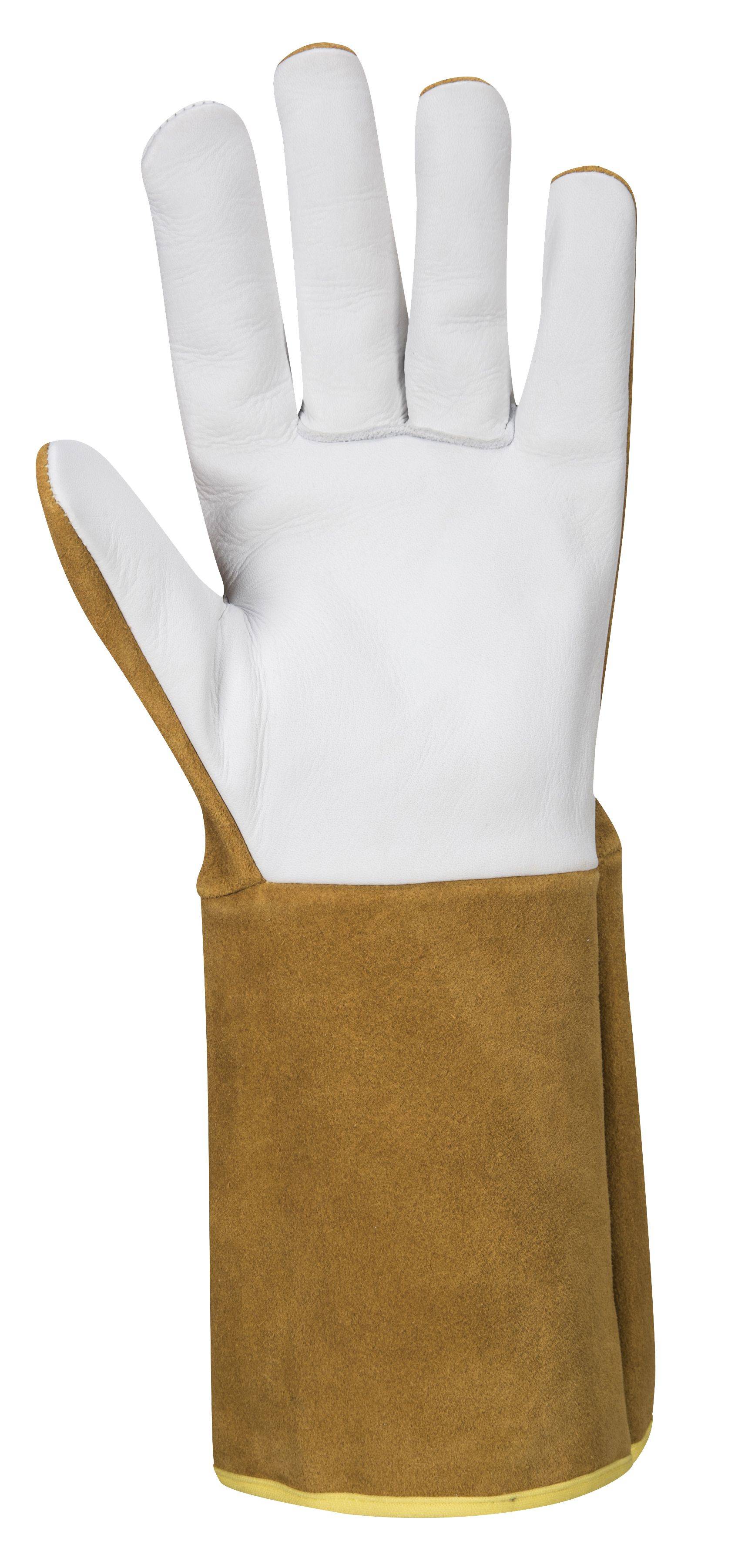 Portwest WIG Ultra Schweißerschutz Handschuh Farbe: Braun/Grau, Gr.: 10 (XL)-2