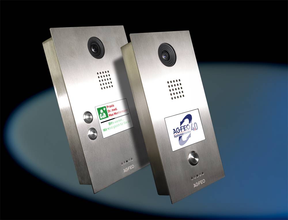 AGFEO IP-Video TFE 2 - 8,89 cm (3.5 Zoll) - TFT - 480 x 320 Pixel - Edelstahl --2