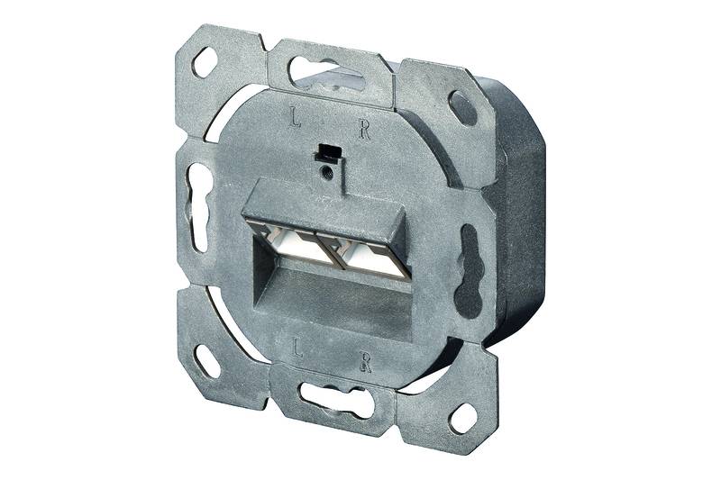 DIGITUS - CAT 6A Klasse EA Netzwerkdose, designkompatibel, geschirmt, Unterputz-2