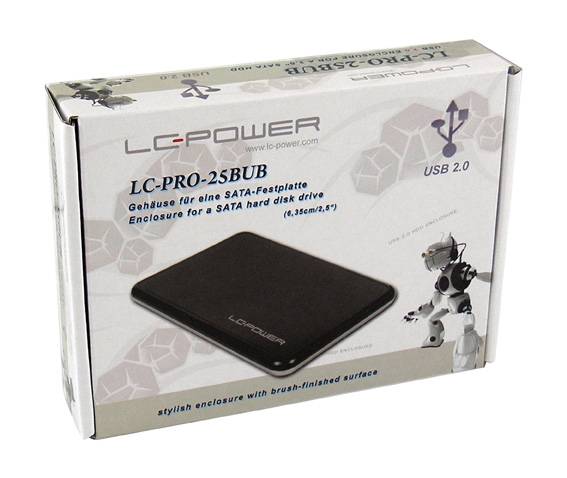 LC Power LC-PRO-25BUB - Speichergehäuse - 2.5" (6.4 cm)-1