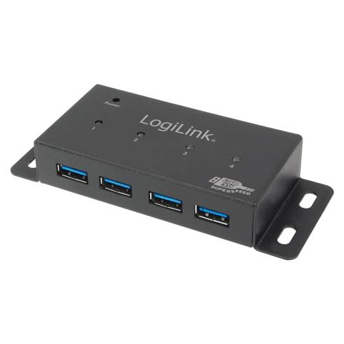 LogiLink USB 3.0 Hub 4-Port - Hub - 4 x SuperSpeed USB 3.0-1