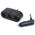 LogiLink 3-Port Car Charger Splitter with USB Port - Stromversorgungssplitter - 4 Ausgabeanschlussstellen (USB, Zigarett-2