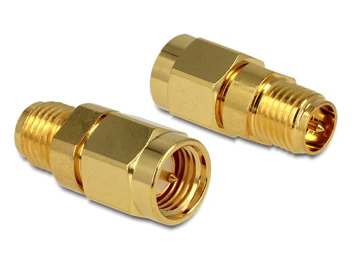 Delock 88734 88734 RP-SMA-Buchse - SMA-Stecker 0.00 m 1 St.-1