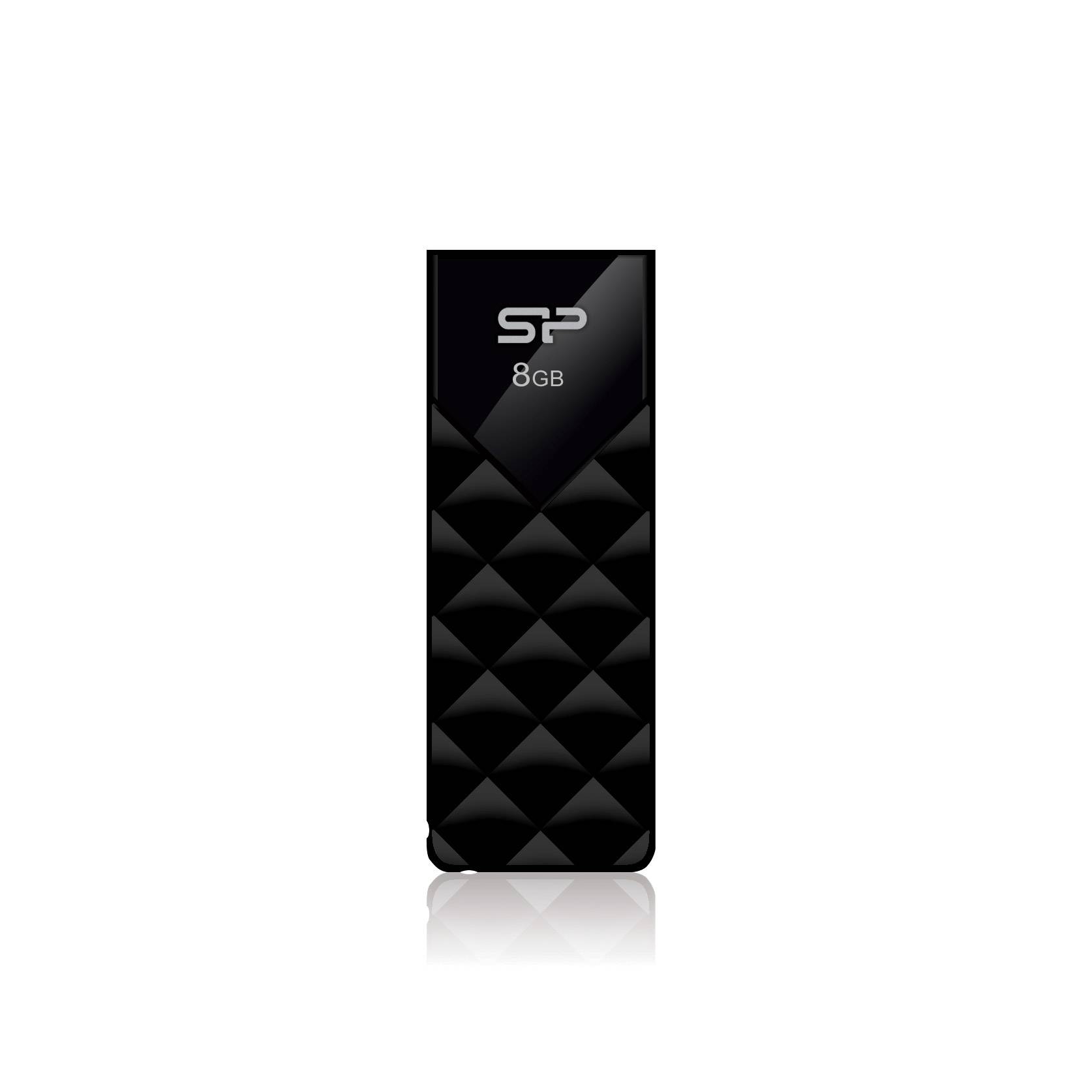Silicon Power Ultima U03 - USB-Flash-Laufwerk - 8 GB - USB 2.0 - Mystery Black-1
