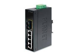 PLANET 4+1 100FX Port Multi-mode Industrial Ethernet Switch-1