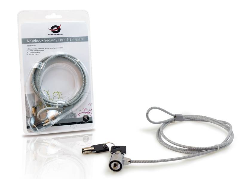 Conceptronic Notebook Security lock - Systemsicherheitssperre-3