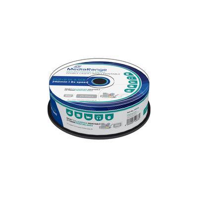 MediaRange - 25 x DVD+R DL - 8.5 GB (240 Min.) 8x-1