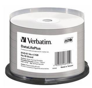 Verbatim DataLifePlus - 50 x DVD-R - 4.7 GB 16x-1