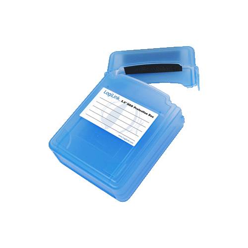 LogiLink 2.5"" HDD Protection Box for 2 HDDs - Festplattenlaufwerk-Schutzgehäuse-1